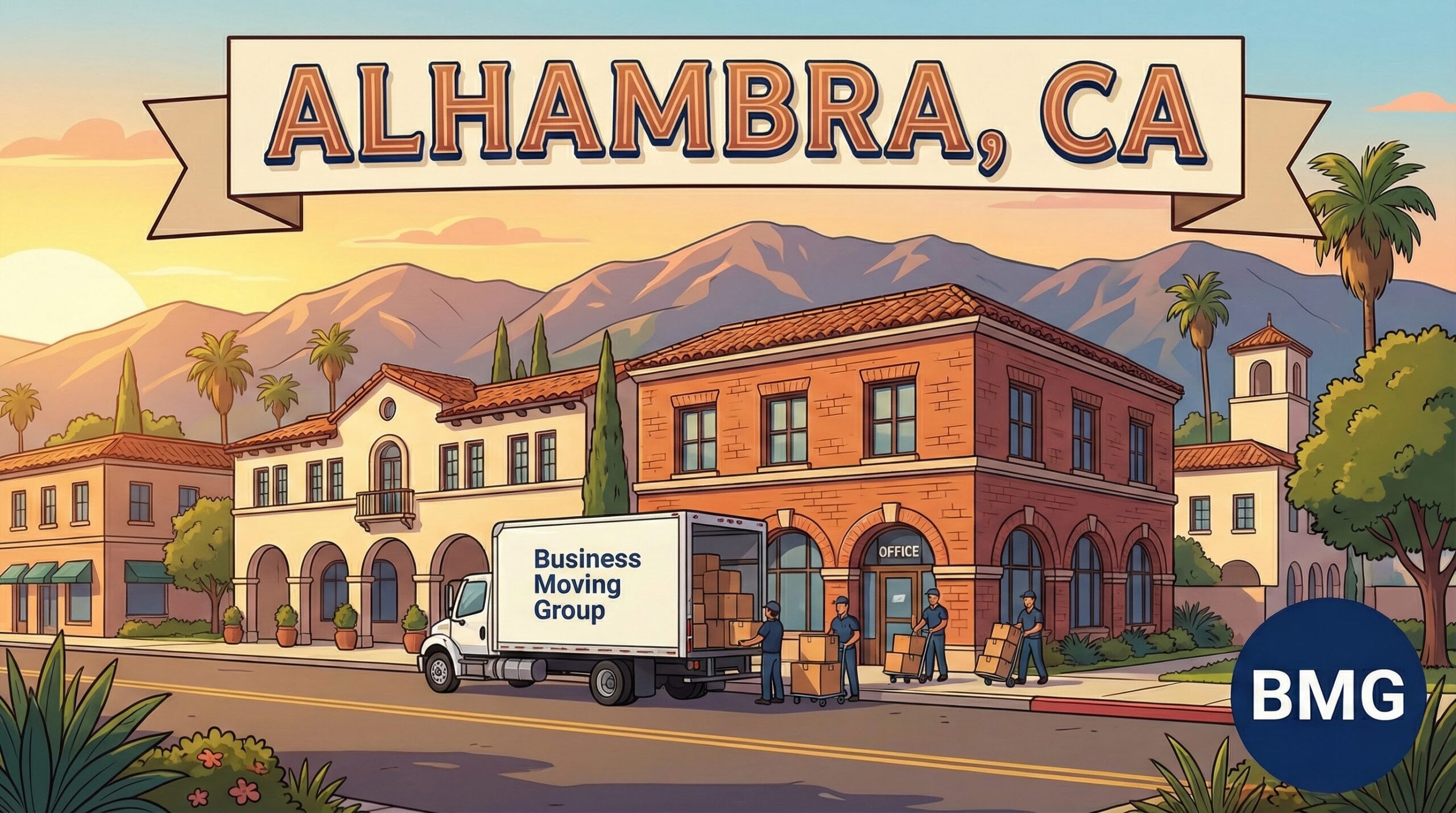 Business moving services in Alhambra, CA