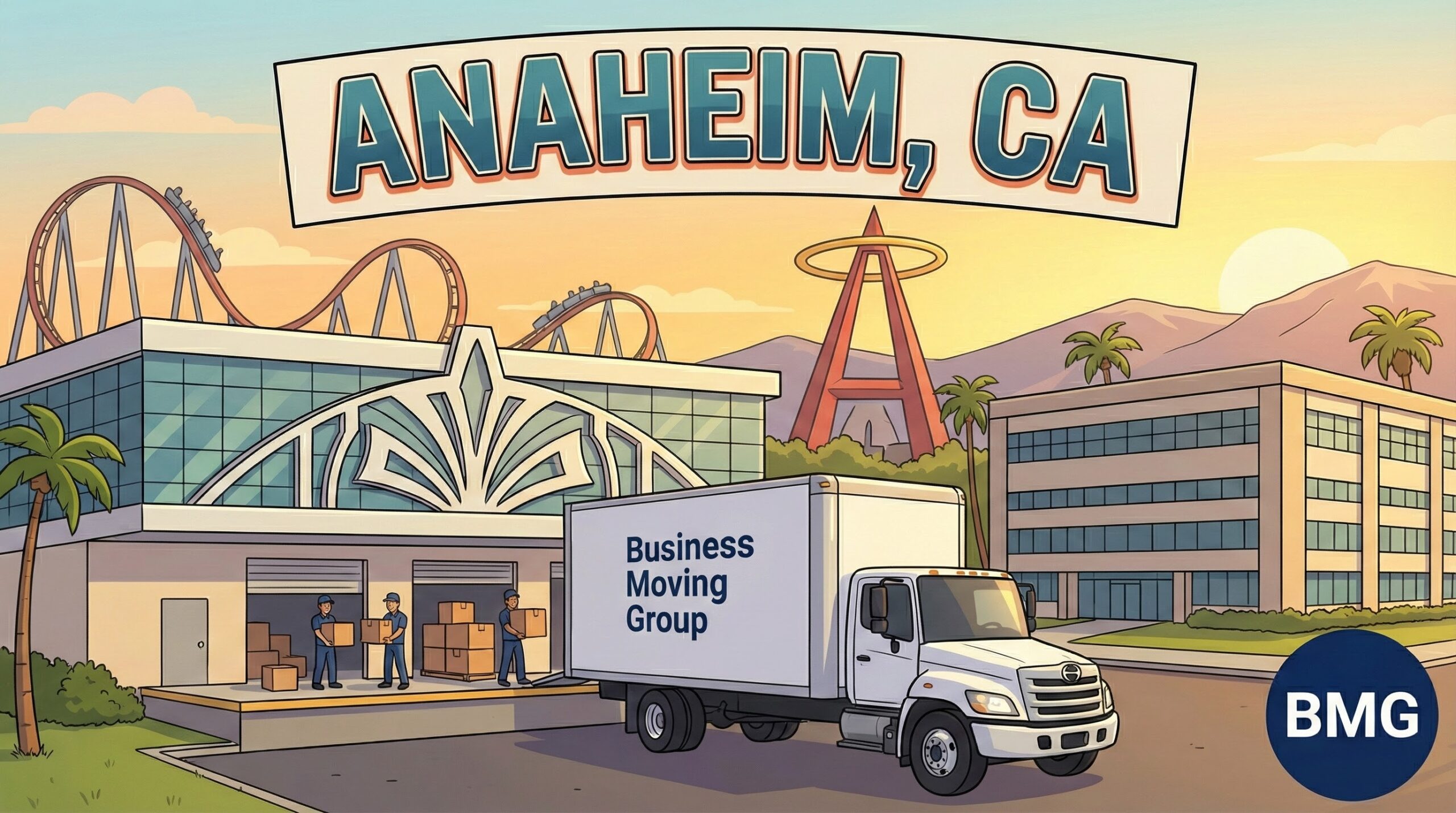 Business moving services in Anaheim, CA