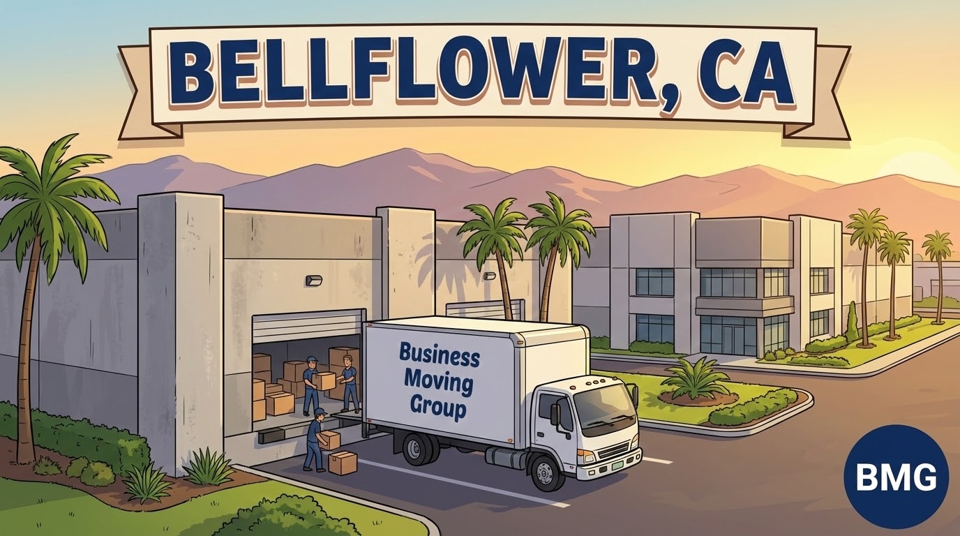 Business moving services in Bellflower, CA