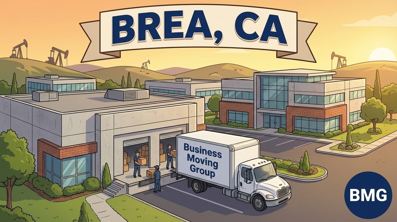 Business moving services in Brea, CA