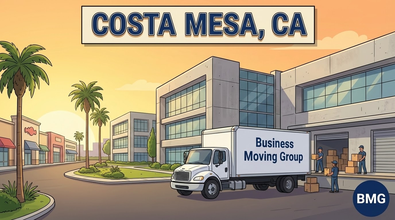 Business moving services in Costa Mesa, CA