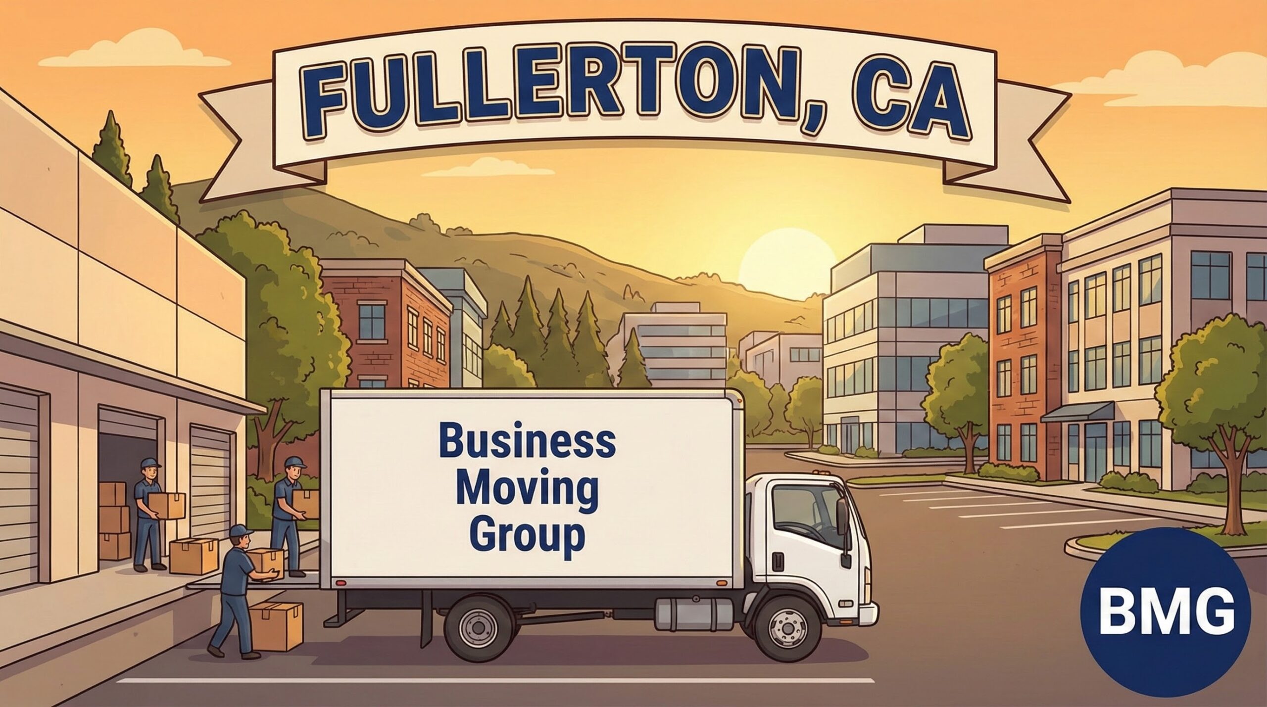 Business moving services in Fullerton, CA