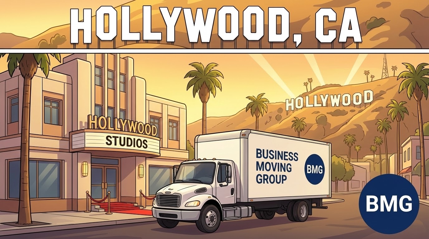 Business moving services in Hollywood, CA