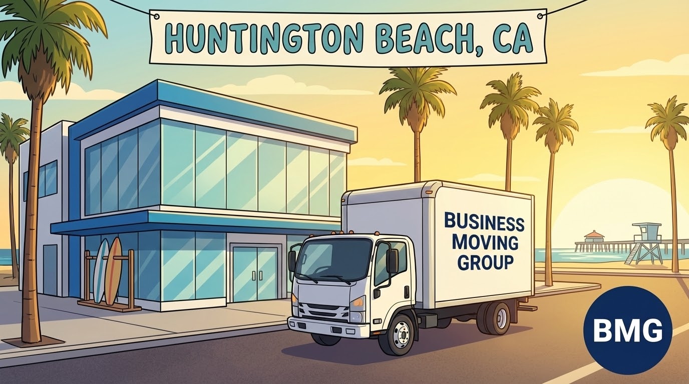 Business moving services in Huntington Beach, CA