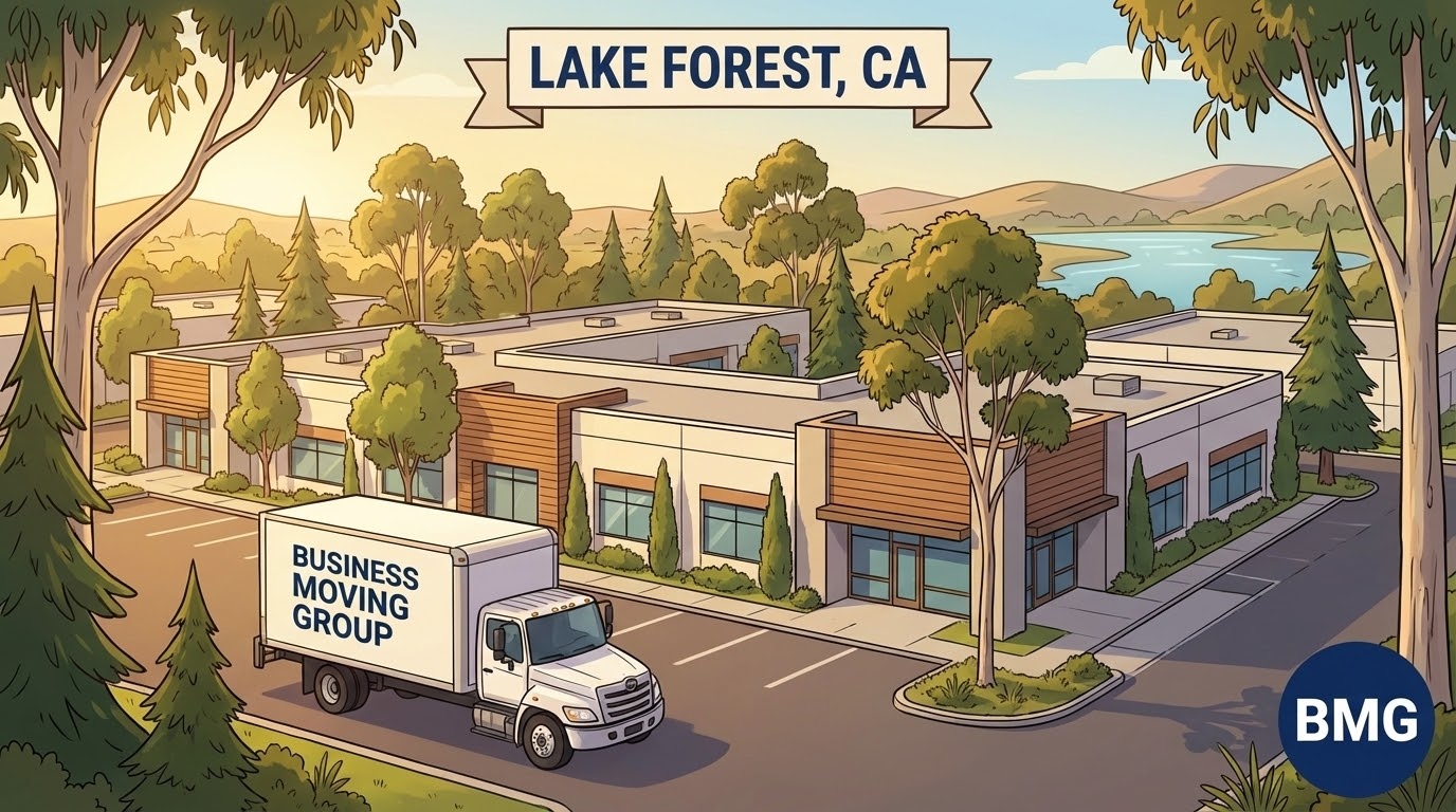 Business moving services in Lake Forest, CA