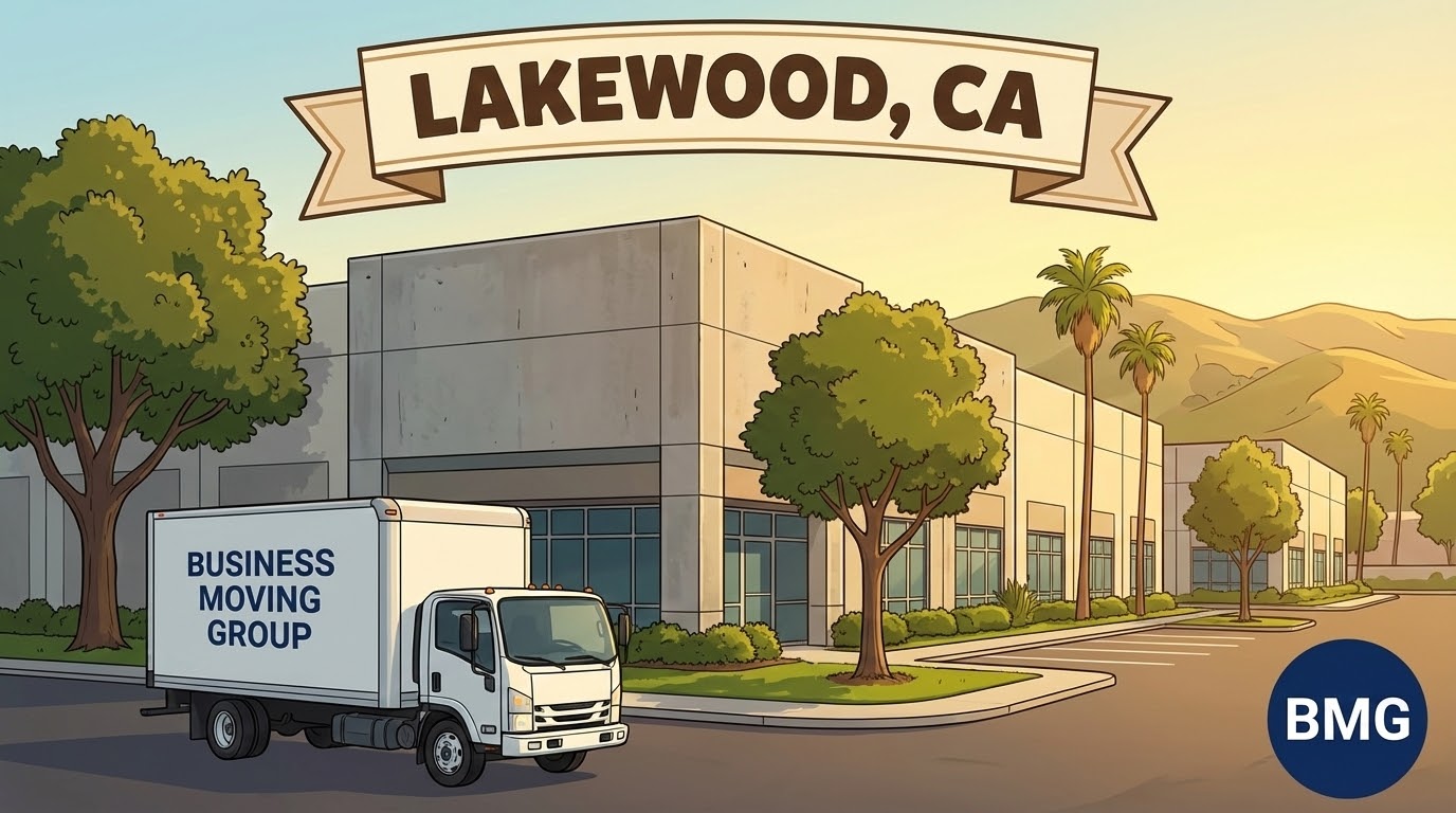 Business moving services in Lakewood, CA