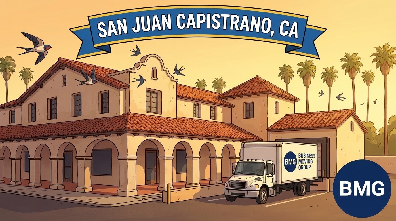 Business moving services in San Juan Capistrano, CA